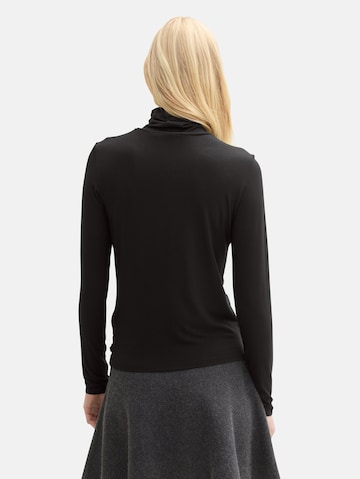 TOM TAILOR DENIM Shirt in Schwarz