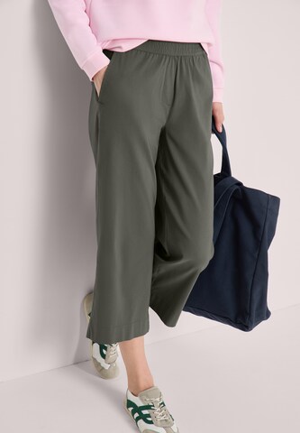 CECIL Wide Leg Hose in Grün