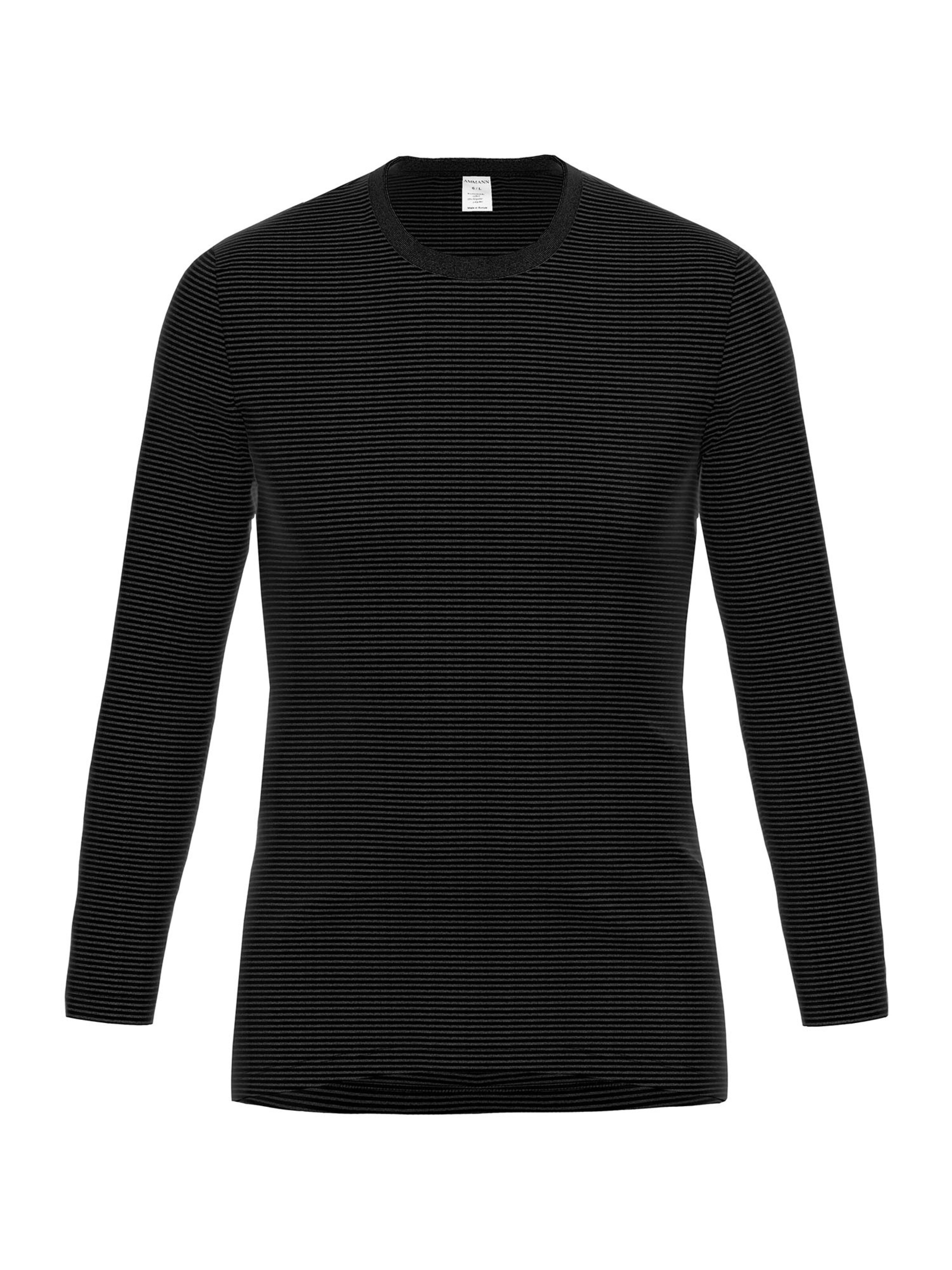 Ammann Longsleeve ' 170 Jeans ' in Grau: Vorderseite