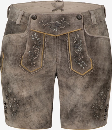 Regular Pantalon folklorique SPIETH & WENSKY en marron : devant