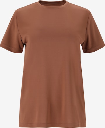 Athlecia Performance Shirt 'Rosalva' in Brown: front