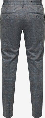 Coupe slim Pantalon chino Only & Sons en gris