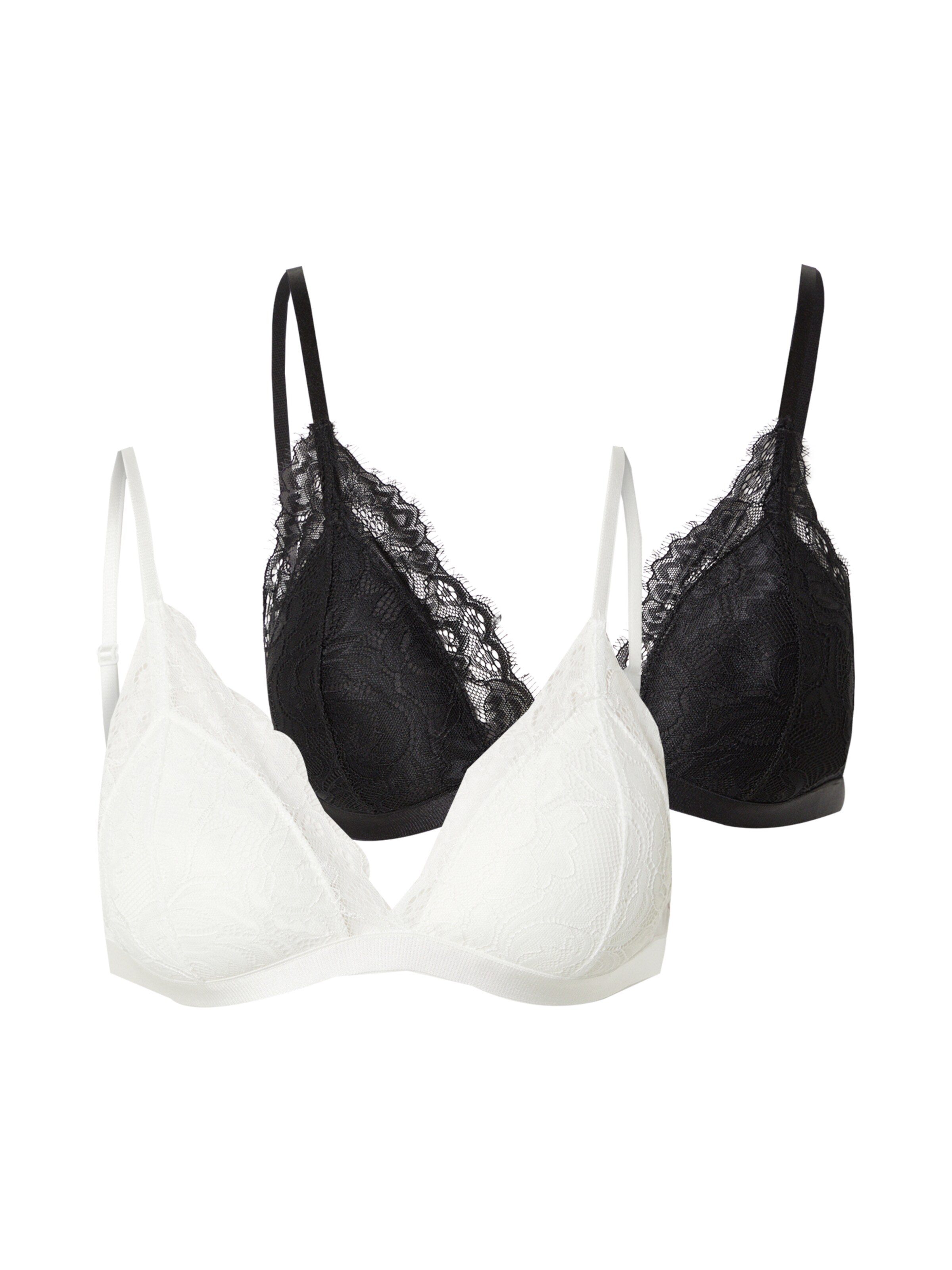 Trendyol Τρίγωνο Σουτιέν σε μαύρο: μπροστά