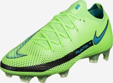 NIKE Soccer Cleats 'Phantom GT Elite' in Green: front