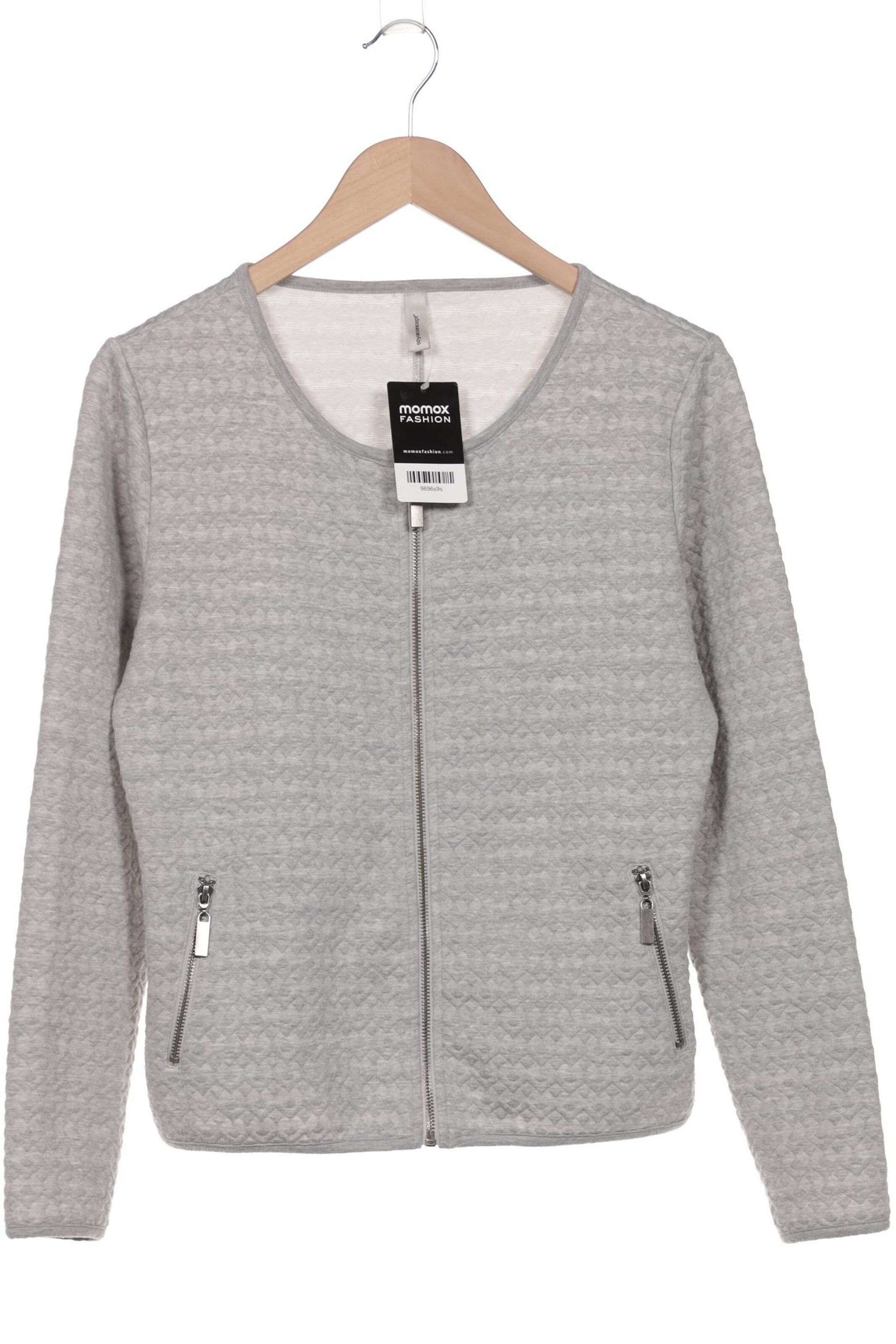 Soyaconcept Strickjacke M in Grau: Vorderseite