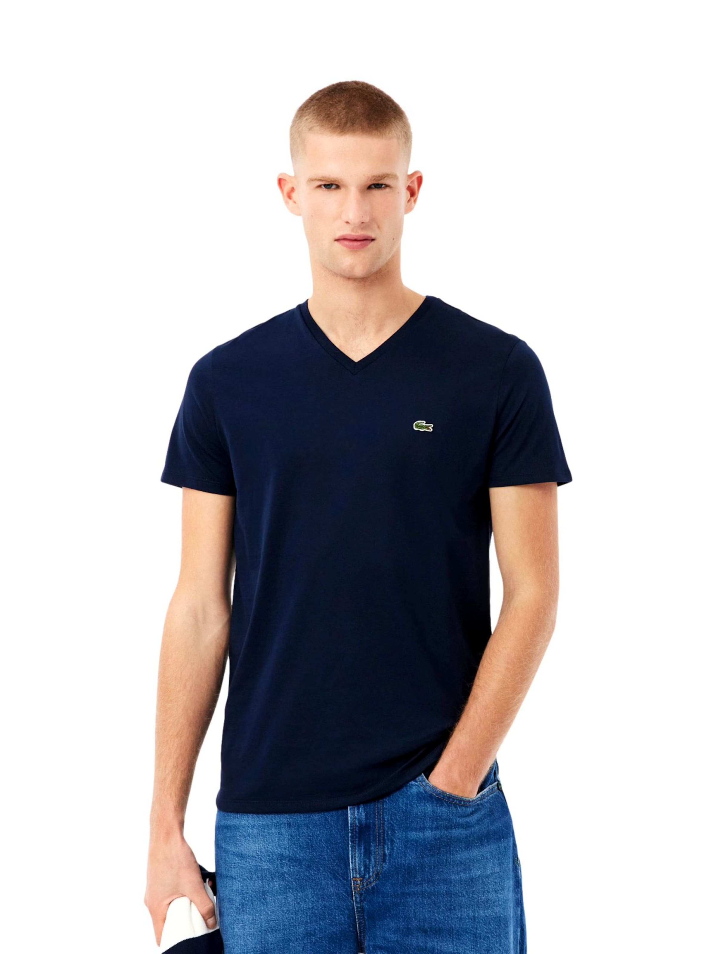 Maglietta di LACOSTE in blu: frontale