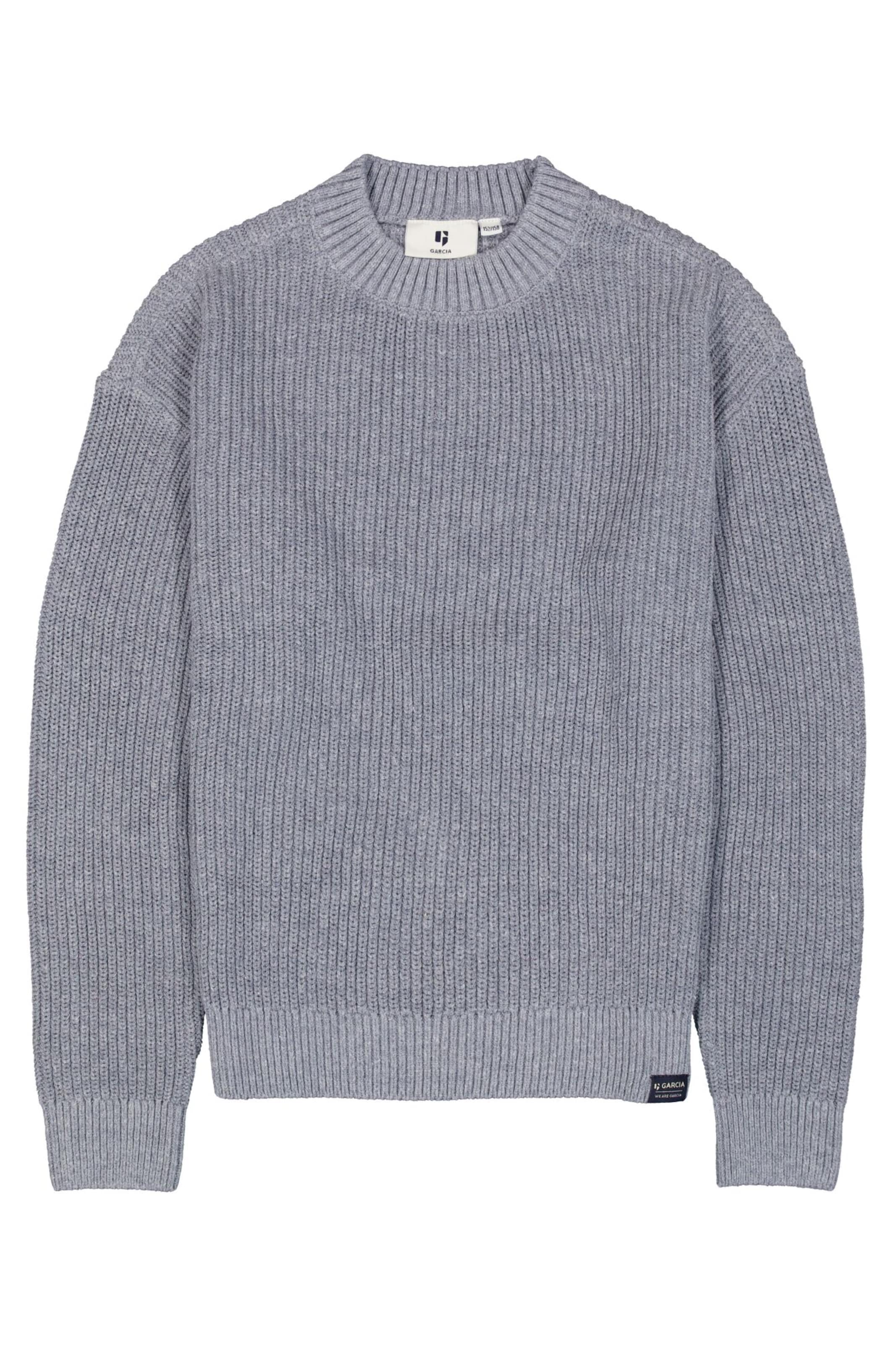 GARCIA Sweater in Grey: front