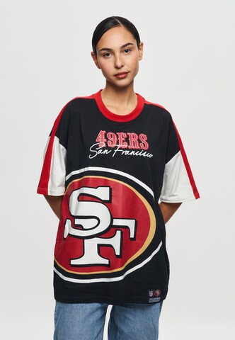 Recovered T-Shirt 'NFL 49ERS San Francisco' in Schwarz