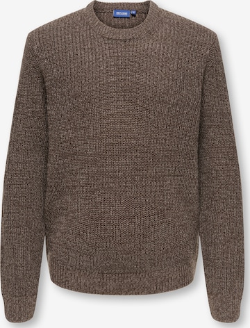 Only & Sons Junior - Jersey en marrón: frente