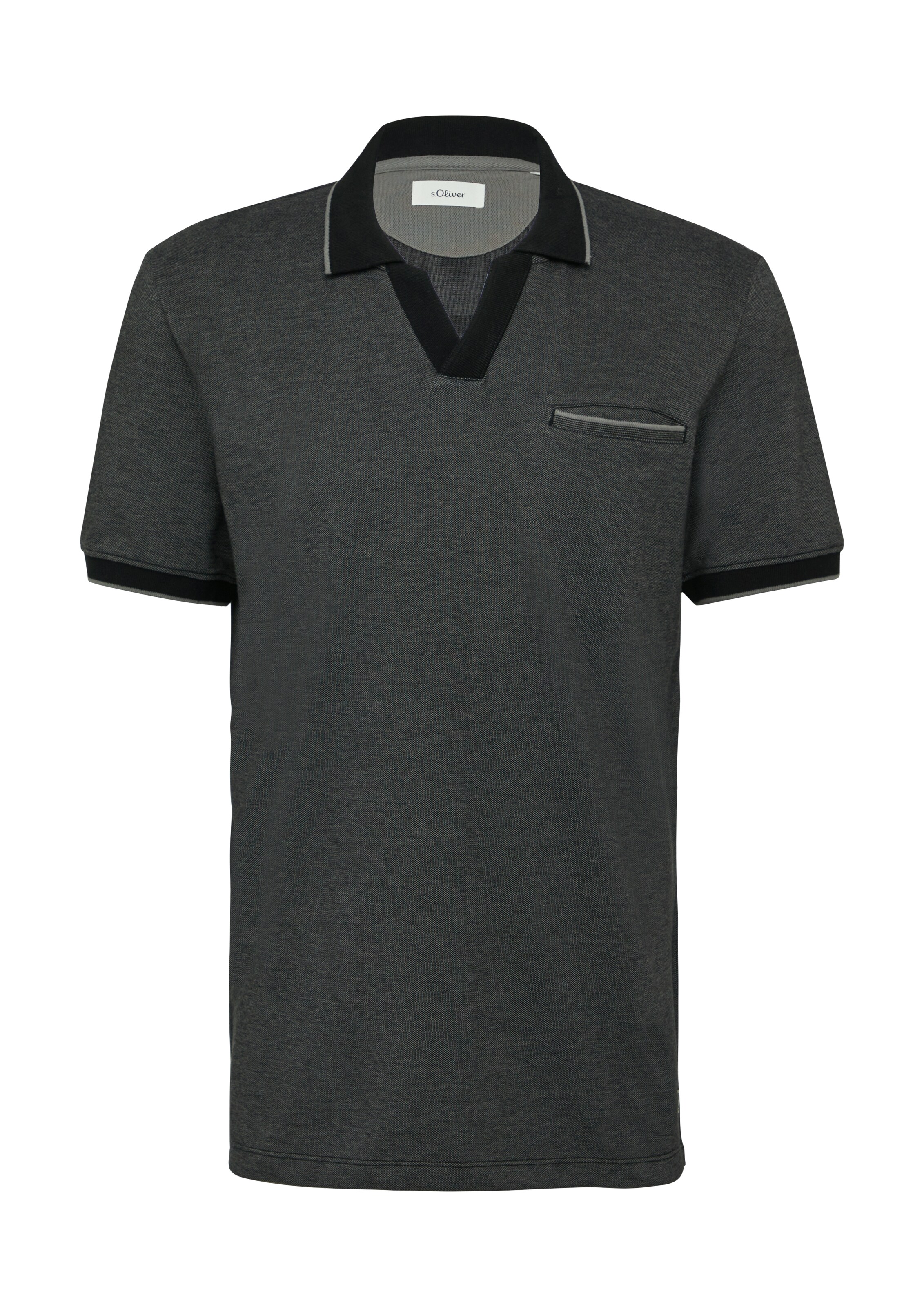 s.Oliver Shirt in Grau: Vorderseite