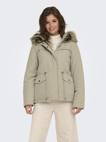ONLY Winterparka 'LINNEA' in Beige: voorkant