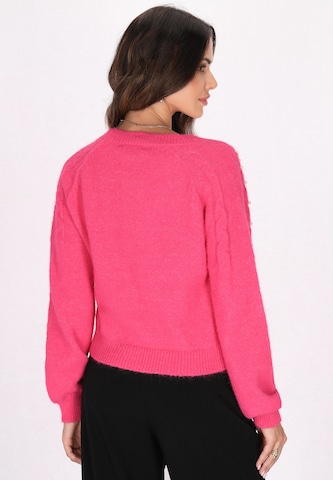 faina Strickjacke in Pink