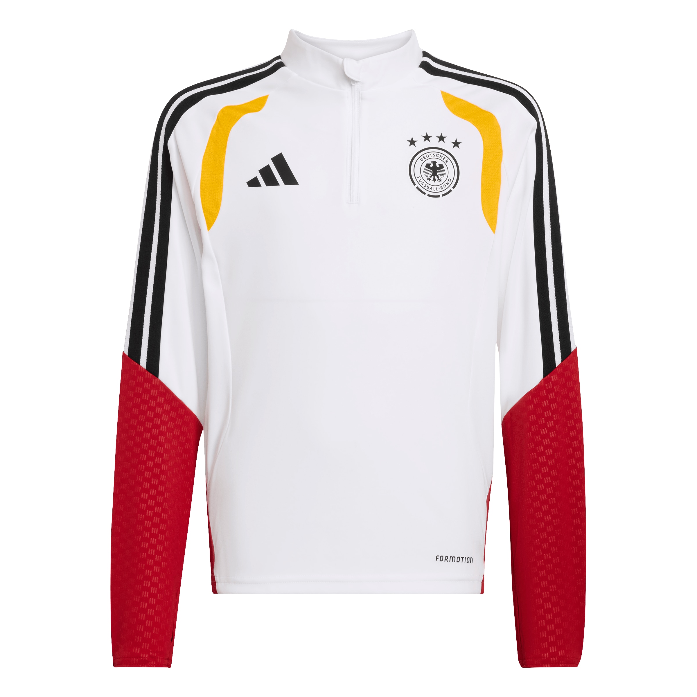 ADIDAS PERFORMANCE - Camiseta funcional 'Germany 26 Tiro' en blanco: frente