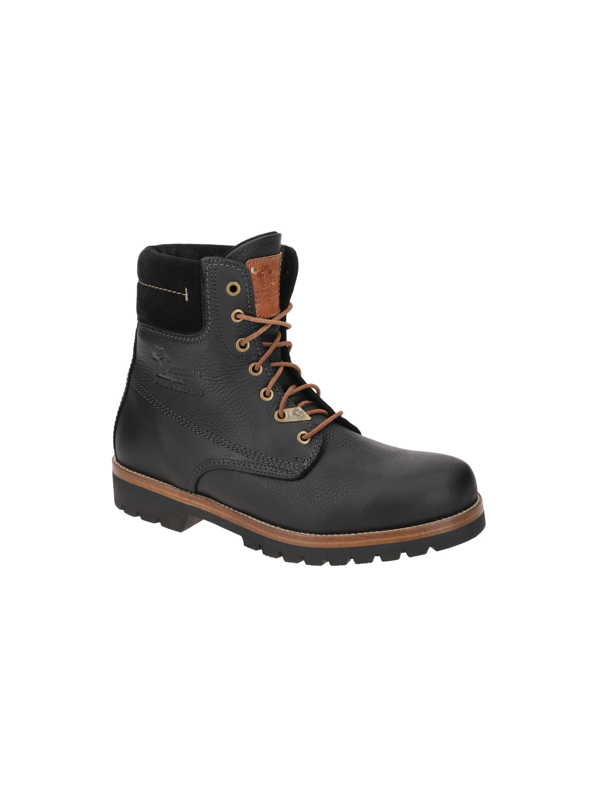 PANAMA JACK Schnürboots in Schwarz: Vorderseite
