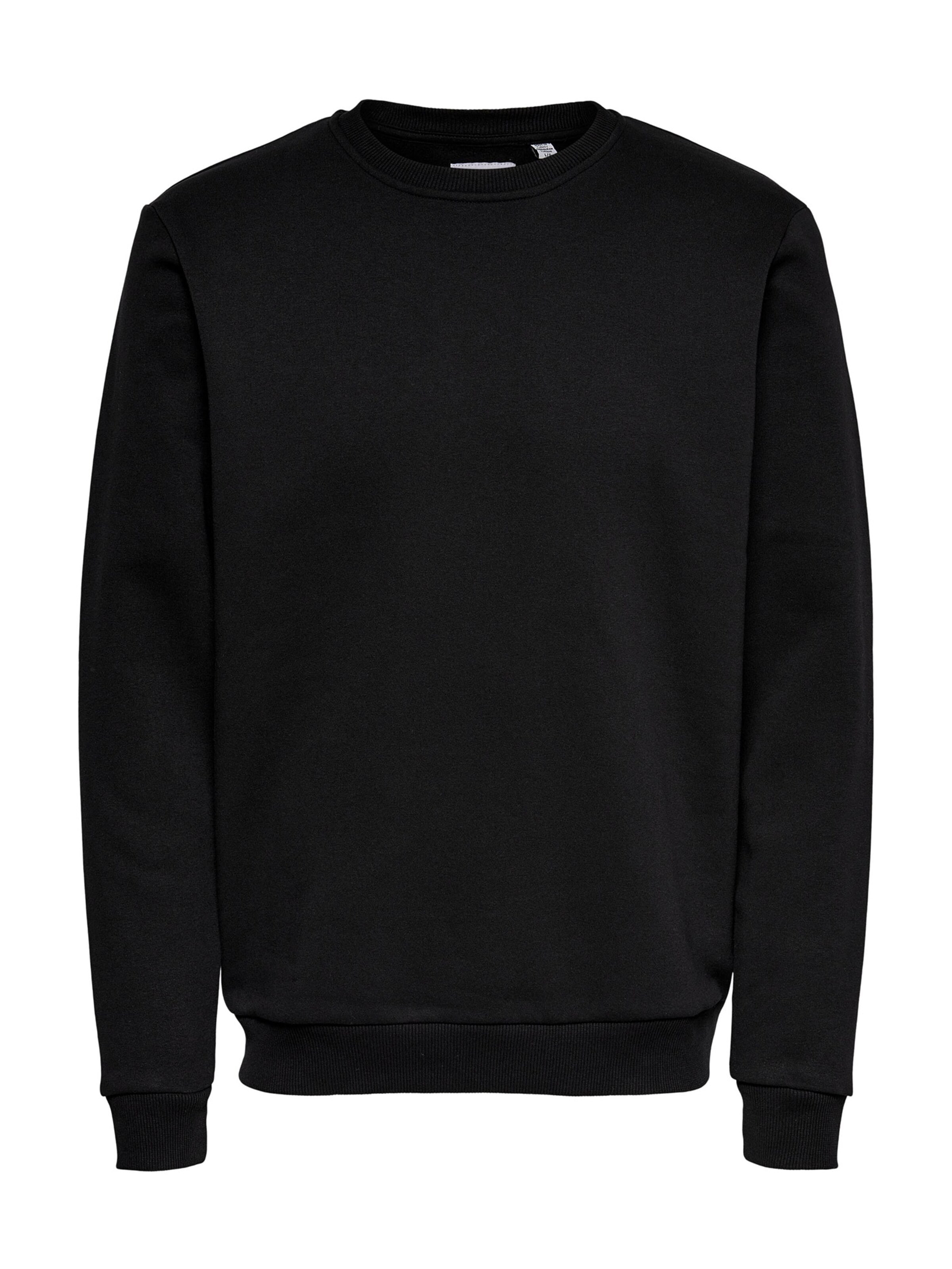 Only & Sons Sweatshirt 'Ceres'‌‌‌‌‌‌‌‌‌ in Schwarz: Vorderseite