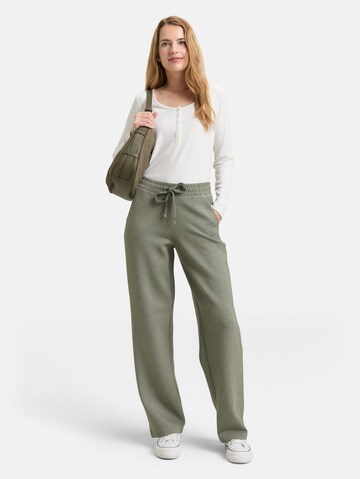 TOM TAILOR Loose fit Pants in Green