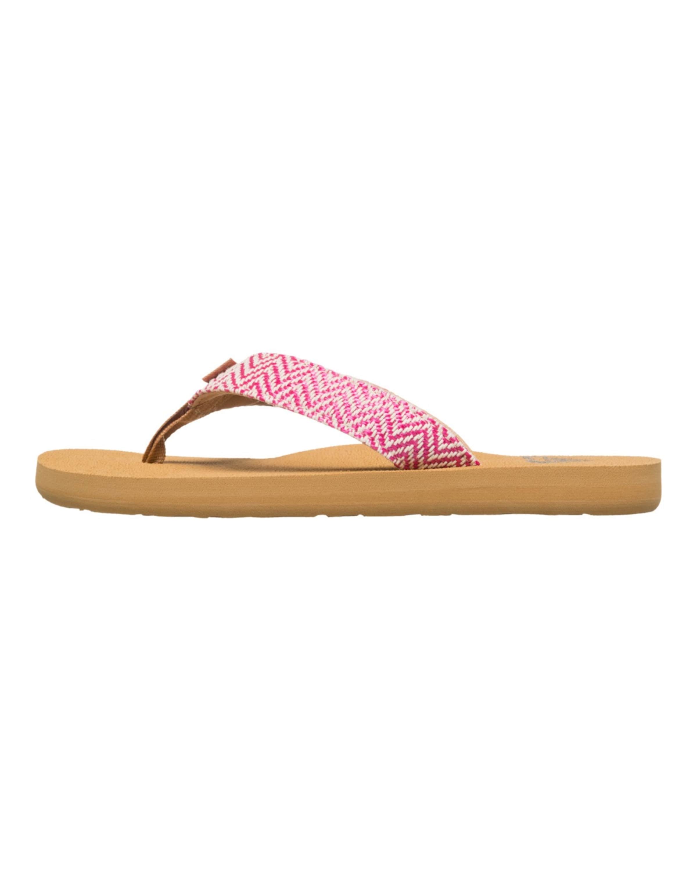 ROXY Sandals 'Porto Raffia' in Pink