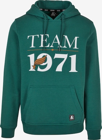 Starter Black LabelSweater majica 'Team 1971' - zelena boja: prednji dio