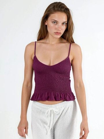 Busem Blouse in Roze: voorkant