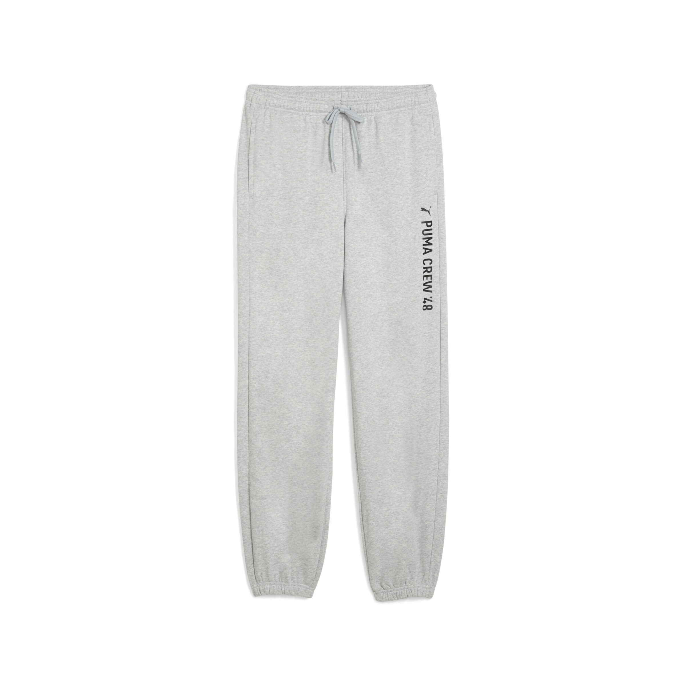 PUMA Workout Pants in Grey: front