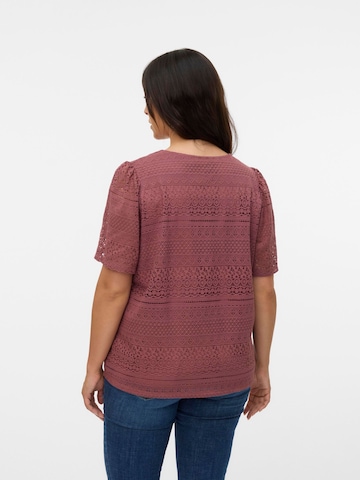 Chemisier 'VMCHoney' Vero Moda Curve en marron