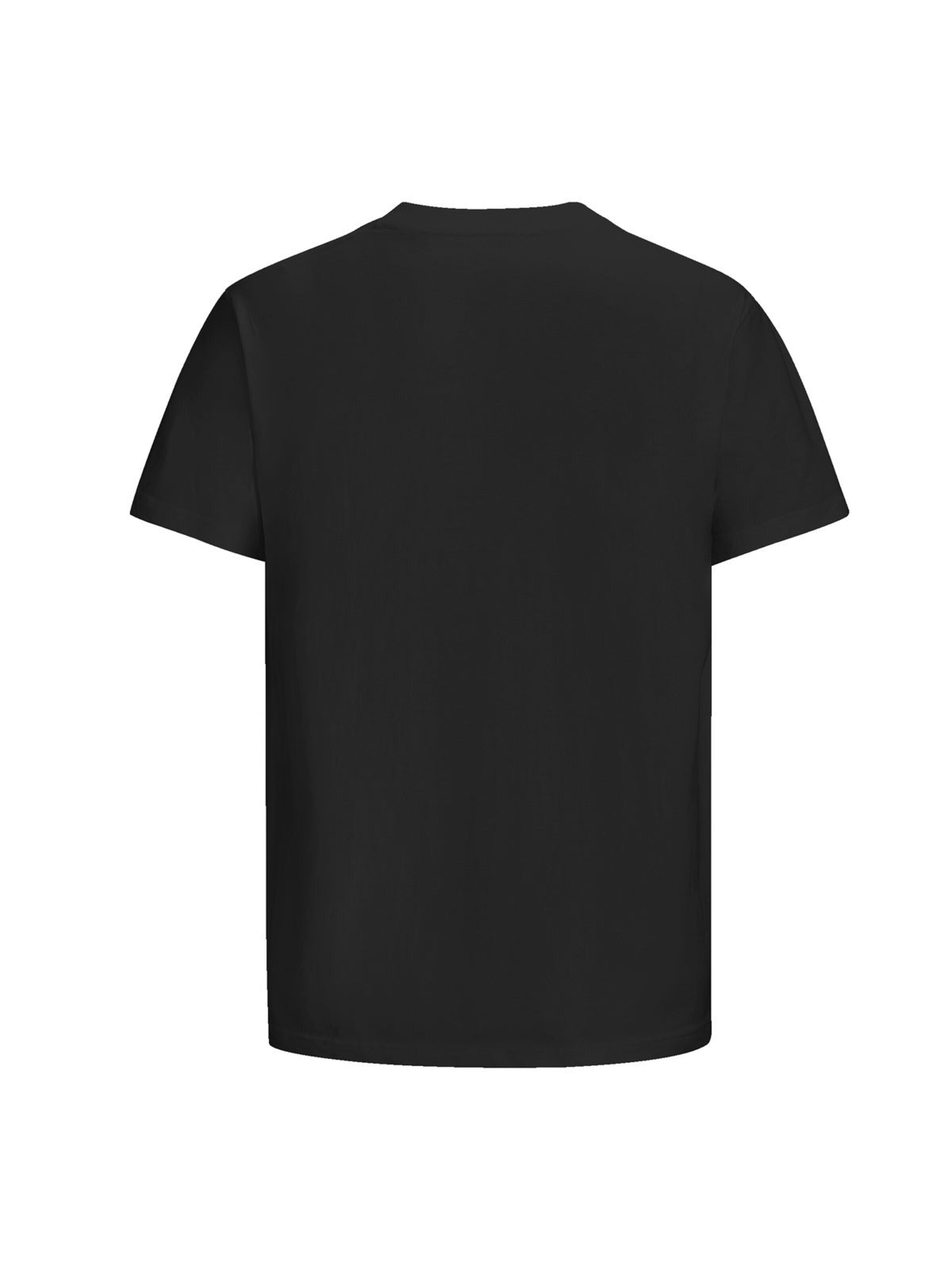 HUSKSWARE Shirt 'T-Shirt mit Motivprint'‌‌‌‌ in Schwarz