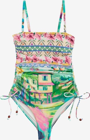 Next Shaping swimsuit in Pink: front