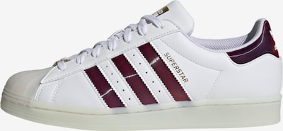 ADIDAS ORIGINALS Sneaker 'Superstar' in dunkelrot / schwarz / weiß, Produktansicht