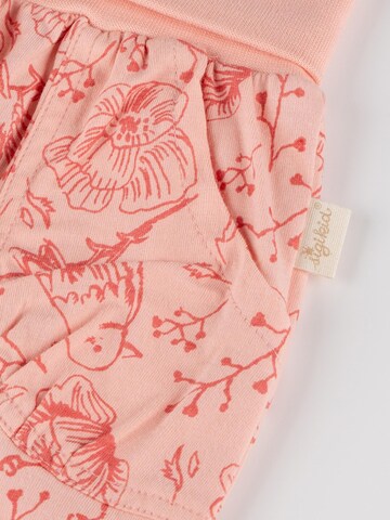 SIGIKID Regular Hose 'Shorts Pink Birds' in Pink