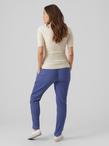 MAMALICIOUS Regular Pants 'CORA' in Blue