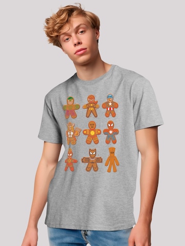 T-Shirt 'Marvel Universe ' F4NT4STIC en gris : devant