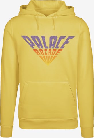 F4NT4STIC Sweatshirt 'Stranger Things Palace Arcade Netflix TV Series' in Yellow: front