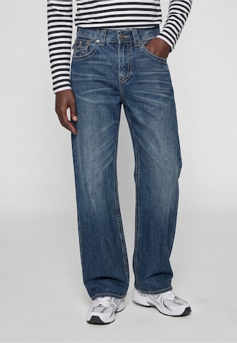 True Religion Wide leg Jeans 'Vinny ' in Blauw: voorkant