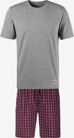 Authentic Le Jogger Short Pajamas in Grey: front