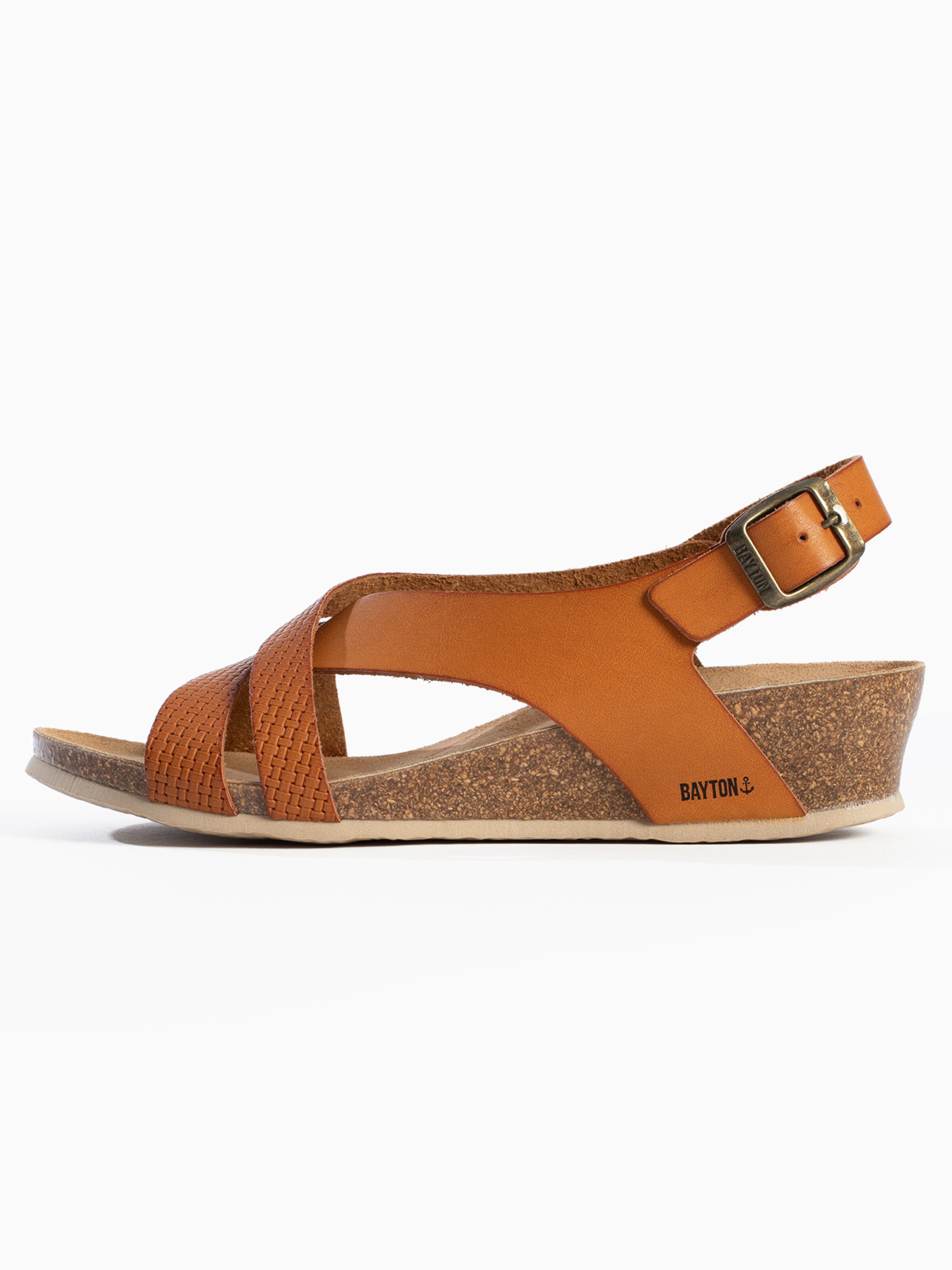 Bayton Sandaler 'Lucena' i brun: forside