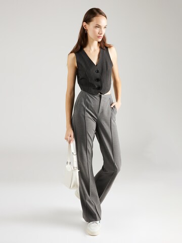 Gina Tricot Flared Pants in Grey