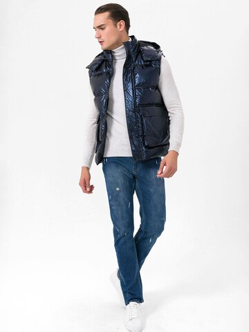 Daniel Hills Weste in Blau