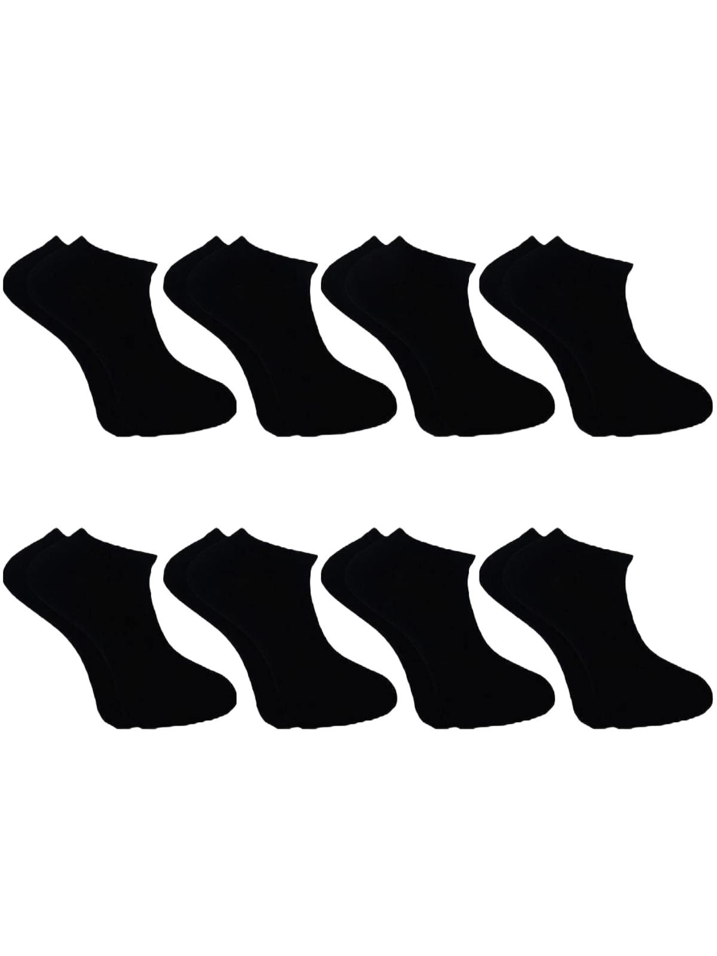 El Sueno - Calcetines 'Sneaker Socken' en negro