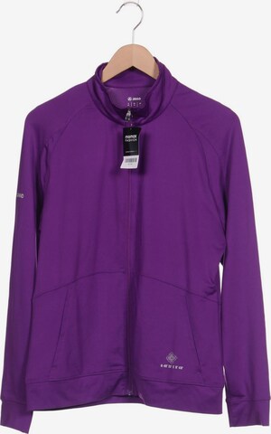 JAKO Sweatshirt & Zip-Up Hoodie in XL in Purple: front