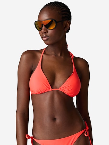 Bogner Fire + Ice Triangle Bikini Top 'Gabi' in Orange: front