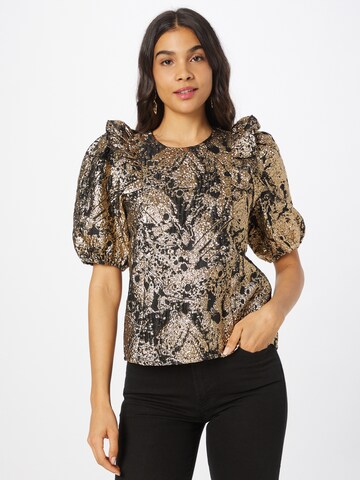 Sofie Schnoor - Blusa em castanho: frente