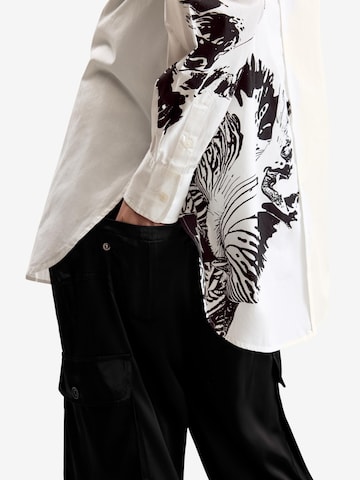 Desigual Bluzka w kolorze biały