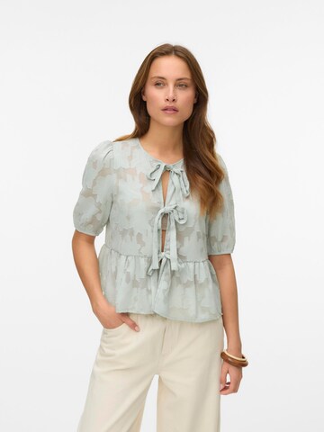 VERO MODA Blouse 'VMGabi' in Grey: front