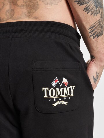 Effilé Pantalon Tommy Jeans en noir