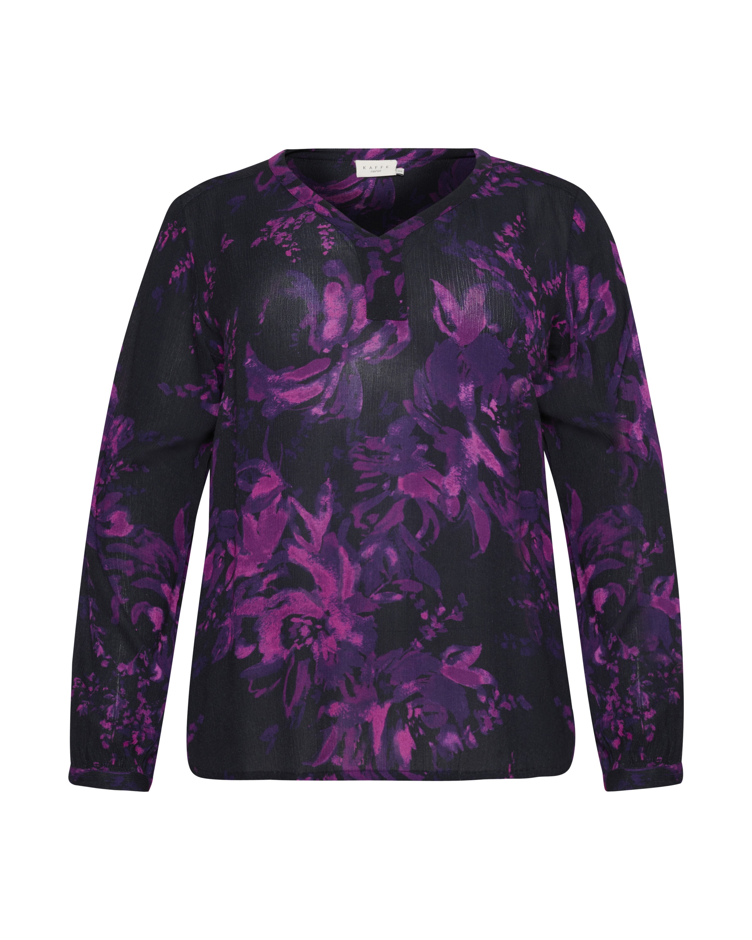 Chemisier 'KC Ami' KAFFE CURVE en noir : devant