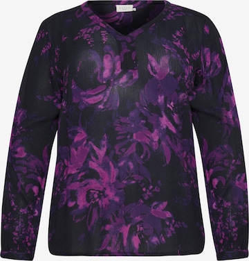 Camicia da donna 'KC Ami' di KAFFE CURVE in nero: frontale