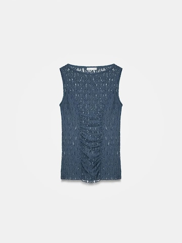 Dilvin - Top em azul: frente