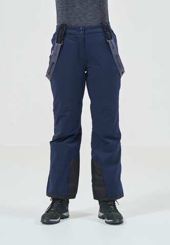 Whistler Regular Sports trousers 'YARRA' in Blue: front
