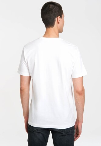 LOGOSHIRT T-Shirt "Transformers" in Weiß