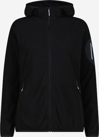CMP Funktionsfleecejacke in Schwarz: Vorderseite